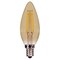 Satco S9986 3.5w C11 E12 LED 120v 2000K 300 lumens Vintage style filament lamps